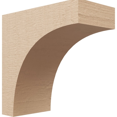 6in. W X 12in. D X 12in. H Series 1 Stockport Rough Cedar Woodgrain TimberThane Corbel, Primed Tan